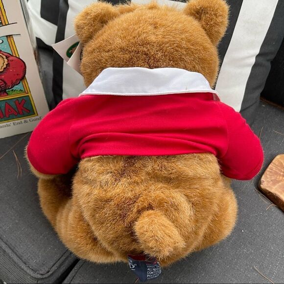 Land’s End Gund 1996 Kid Kodiak Authentic Rugby Bear Vintage - Picture 11 of 11